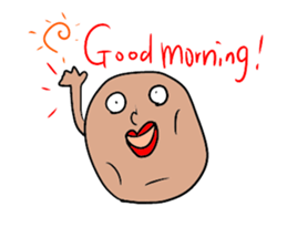 Graffiti potato sticker #2306851