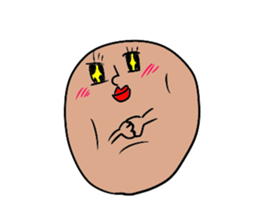 Graffiti potato sticker #2306860