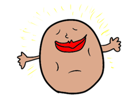 Graffiti potato sticker #2306861