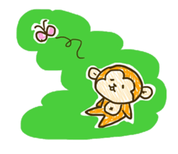 Funny monkey,Rabbit,Cat sticker #2307009