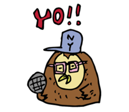 strange birds sticker #2307122