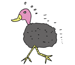 strange birds sticker #2307138