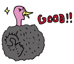 strange birds sticker #2307143