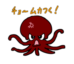 Octopus stamp sticker #2307230