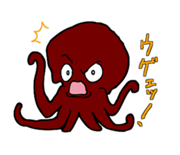 Octopus stamp sticker #2307233