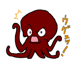 Octopus stamp sticker #2307233