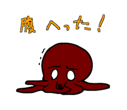 Octopus stamp sticker #2307246