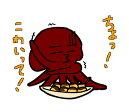 Octopus stamp sticker #2307250