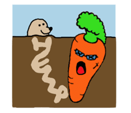 kawaii vegetables sticker #2309274