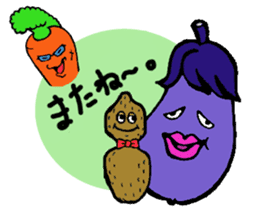 kawaii vegetables sticker #2309301
