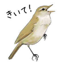 Japanese bird sticker #2309424