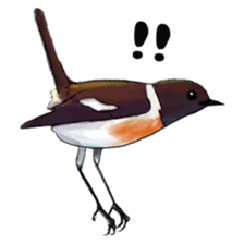 Japanese bird sticker #2309434