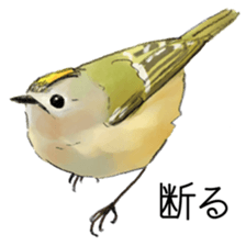 Japanese bird sticker #2309439