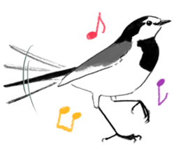 Japanese bird sticker #2309458