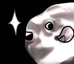 Cartoonish sunfish sticker #2309467