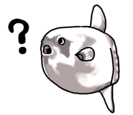 Cartoonish sunfish sticker #2309469