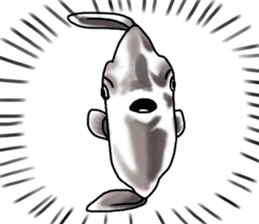 Cartoonish sunfish sticker #2309488