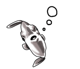 Cartoonish sunfish sticker #2309497