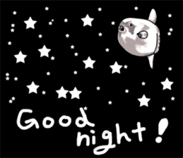 Cartoonish sunfish sticker #2309502