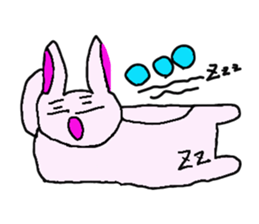 Rabbit paradise sticker #2309745