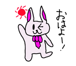 Rabbit paradise sticker #2309746