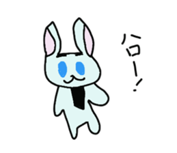 Rabbit paradise sticker #2309749