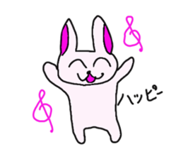 Rabbit paradise sticker #2309754