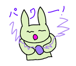 Rabbit paradise sticker #2309761