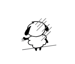 Merci the sheep sticker #2310280