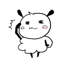 Merci the sheep sticker #2310282