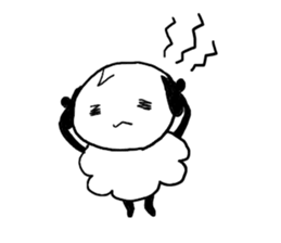 Merci the sheep sticker #2310290