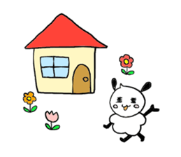 Merci the sheep sticker #2310299