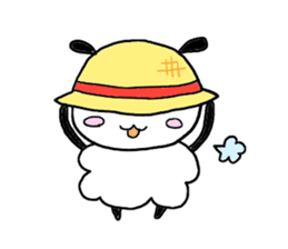 Merci the sheep sticker #2310301