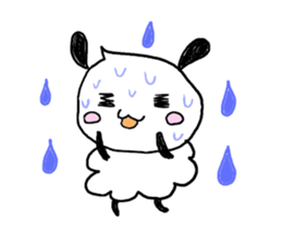 Merci the sheep sticker #2310303