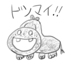 Daub crayons (Japanese Ver.) sticker #2310709