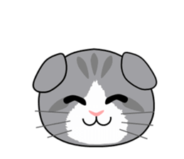 Cat's Stickers (Scottish Fold) sticker #2310945