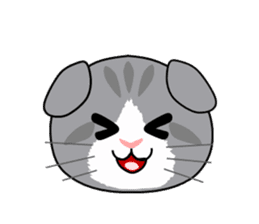 Cat's Stickers (Scottish Fold) sticker #2310946