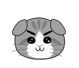 Cat's Stickers (Scottish Fold) sticker #2310955