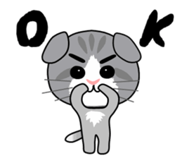 Cat's Stickers (Scottish Fold) sticker #2310957