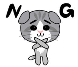 Cat's Stickers (Scottish Fold) sticker #2310958