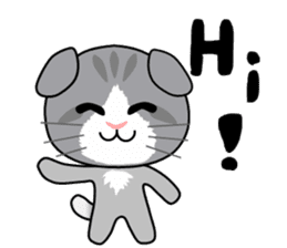 Cat's Stickers (Scottish Fold) sticker #2310963