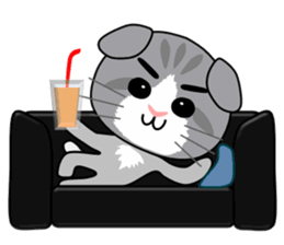 Cat's Stickers (Scottish Fold) sticker #2310964