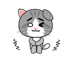 Cat's Stickers (Scottish Fold) sticker #2310968