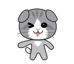 Cat's Stickers (Scottish Fold) sticker #2310971