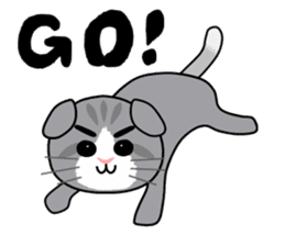 Cat's Stickers (Scottish Fold) sticker #2310974