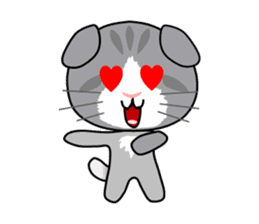 Cat's Stickers (Scottish Fold) sticker #2310977