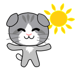 Cat's Stickers (Scottish Fold) sticker #2310981
