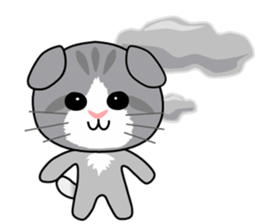 Cat's Stickers (Scottish Fold) sticker #2310982