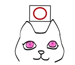 sendai_nyoro_ cat sticker #2311169