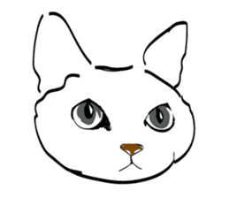 sendai_nyoro_ cat sticker #2311177